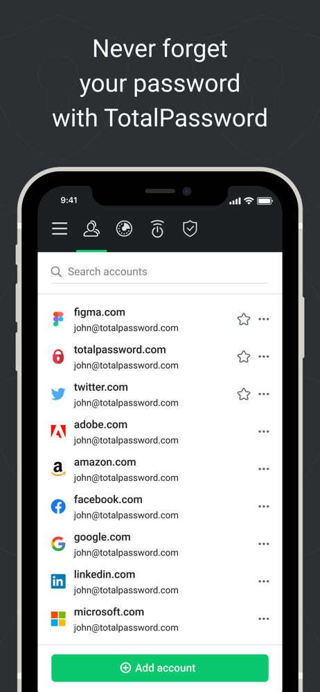 Total Password for Mobile screenshot 1