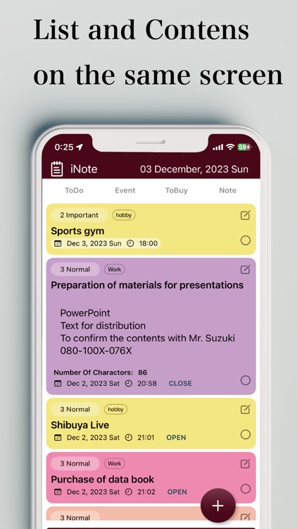 iNote:Color sticky note memo screenshot-4