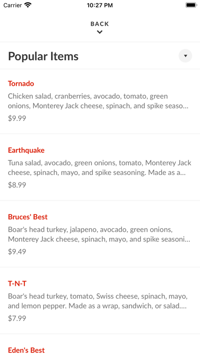 Jack's Natural Food Store Screenshot