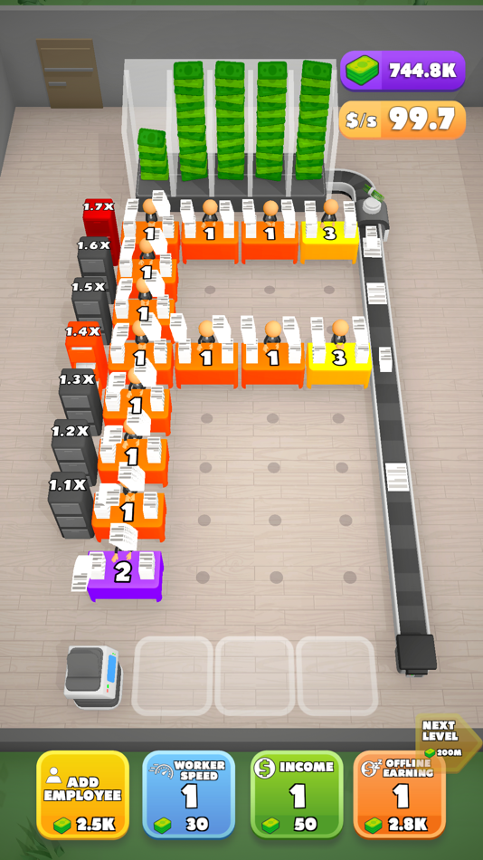 #3. Office Clicker! (iOS) Podle: Hande Oney