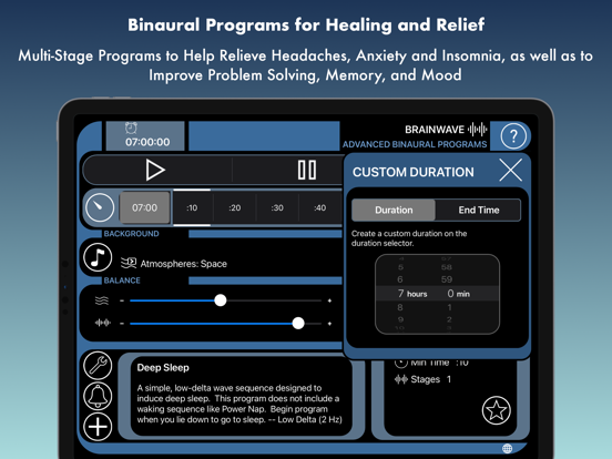 BrainWave: 37 Binaural Series™ iPad app afbeelding 9