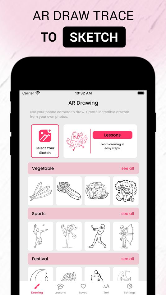 #1. AR Drawing - Sketch & Paint (iOS) 由: Rakesh Bhadani
