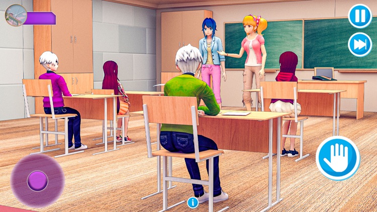 Anime High School Teacher 3D