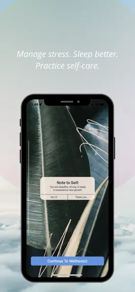 Game screenshot WellnessU - Mental Wellness apk