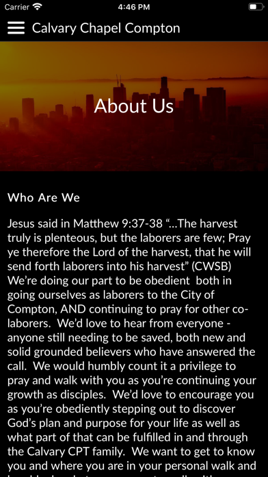 Calvary Chapel Compton Screenshot