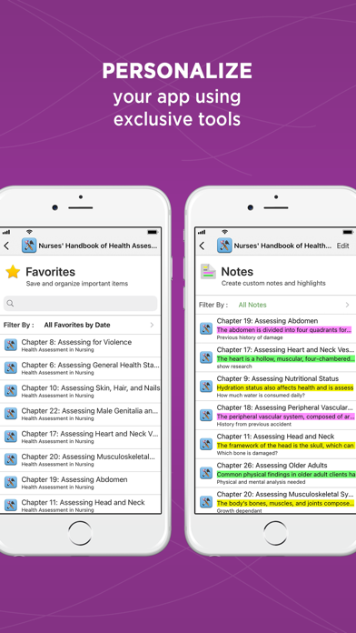Weber: Nurse Health Assessment Screenshot