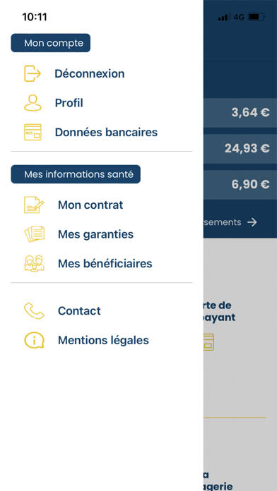 MBTP, mon espace adhérent Screenshot