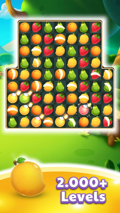 Match 3 games - Fruit match Screenshot