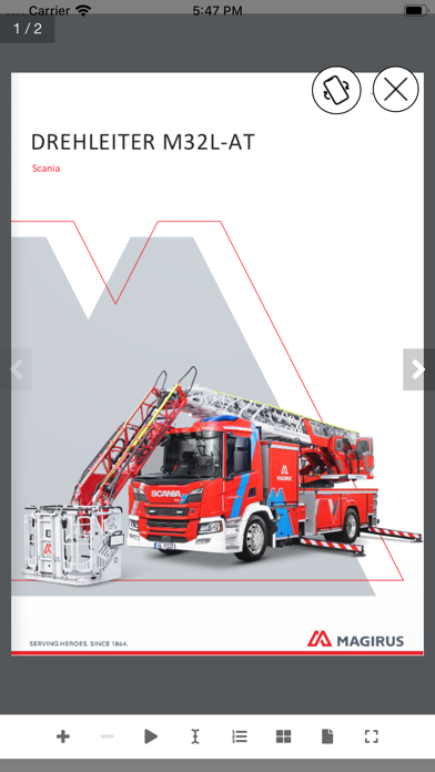 Magirus Lohr die Feuerwehrapp Screenshot