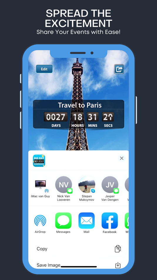 #6. Big Day–Event Countdown Clock (iOS) Podle: WW Productions BVBA