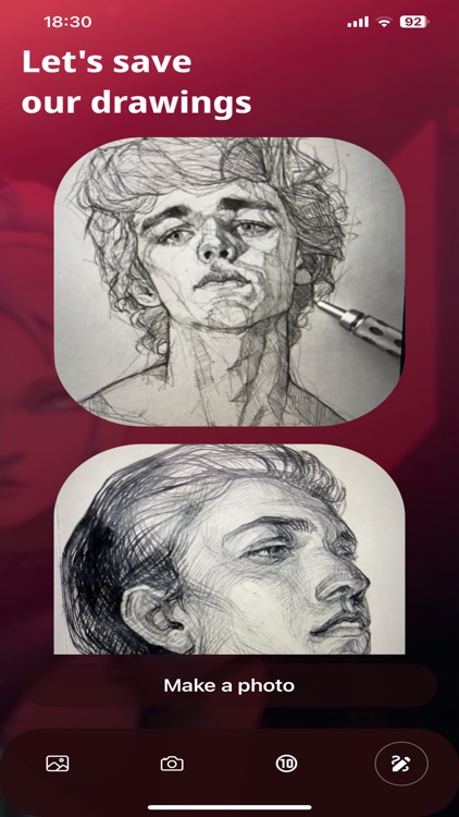 Color 32 Red & Black Drawing screenshot-5