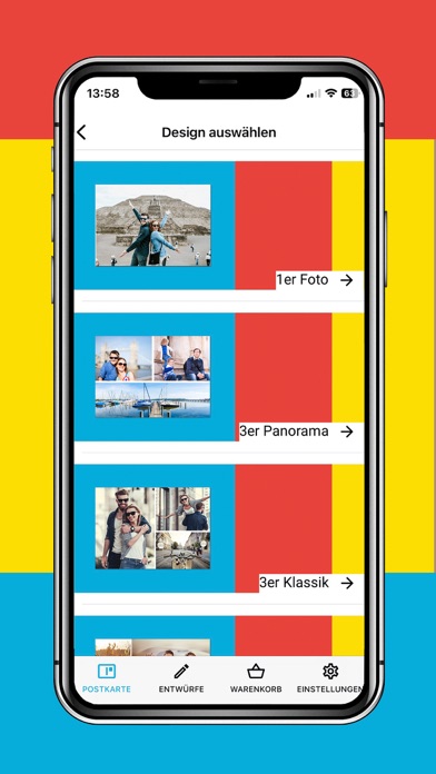 ORWO Foto Postkarten Screenshot