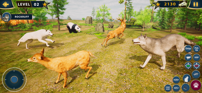 Wolf game the wild kingdom