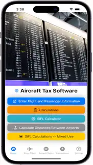 aircraft tax software iphone screenshot 1