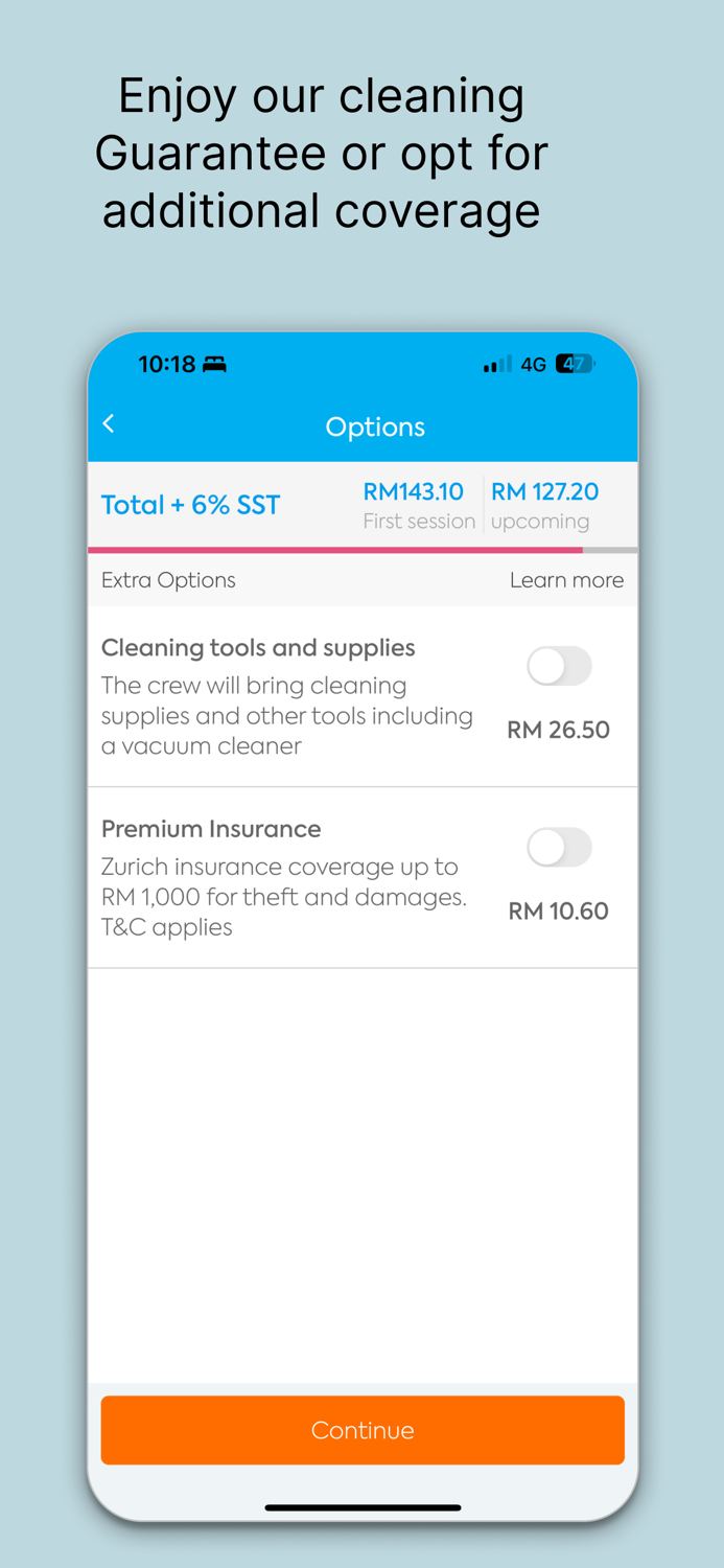 Maideasy - Book a cleaner now