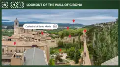 Lookout of the walls of Girona iPhone image 2