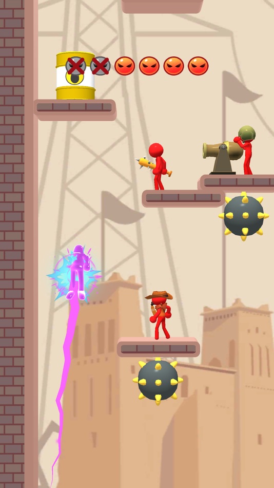 #3. Blob Ninja Fight - Stickman (iOS) Podle: HERO LINKAGE