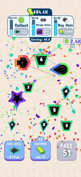 Game screenshot Holes Control apk
