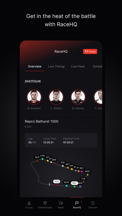 Supercars App Screenshot