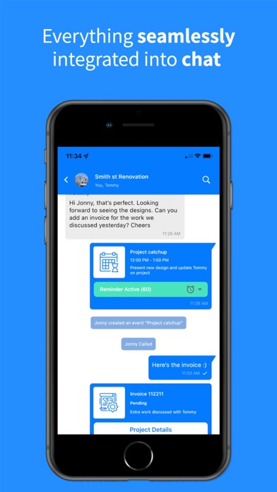 Handles Chat Screenshot