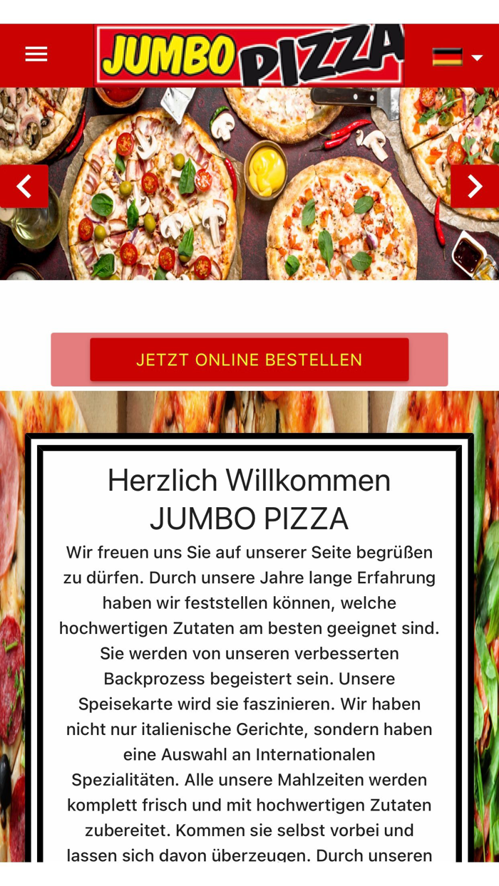 Jumbo Pizza