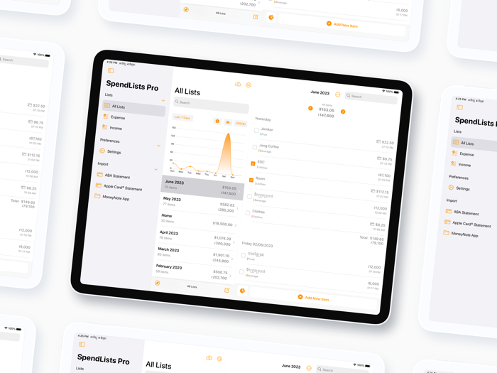 SpendLists - Budget Tracker