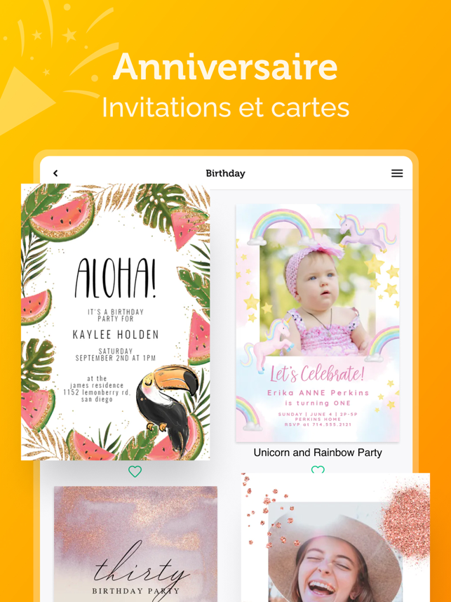 ‎Faire Des Invitations en Ligne Capture d'écran