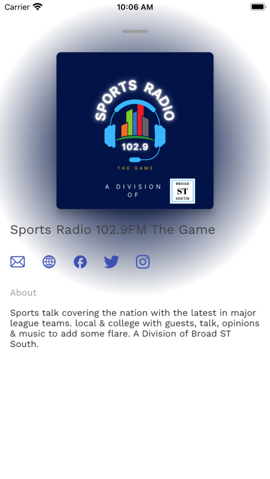 Sports Radio 102.9FM The Game Screenshot