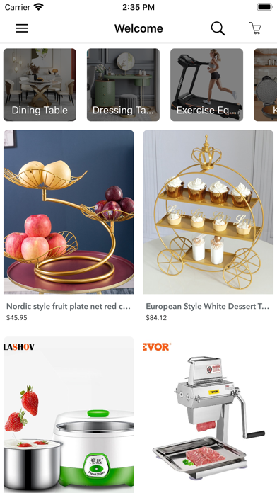 Furniture Home Interior Shop Screenshot