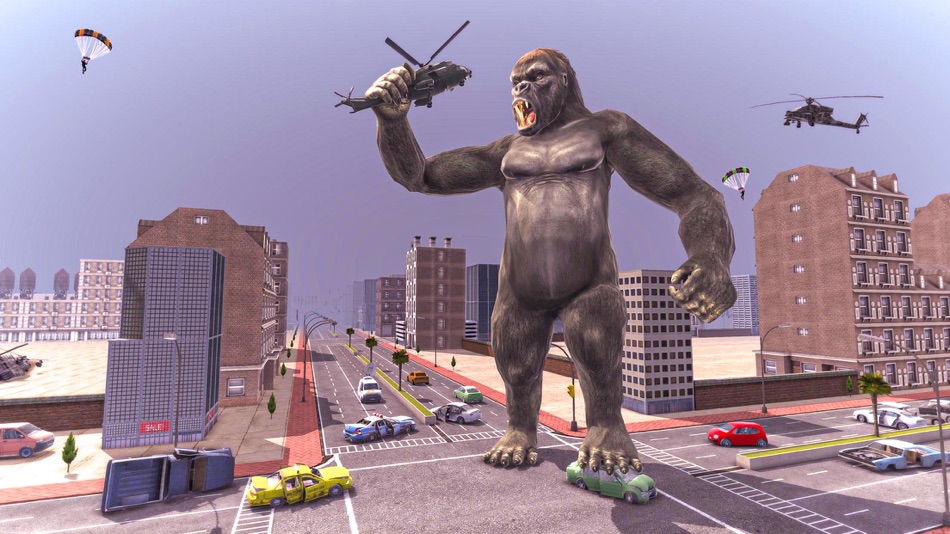 #4. Angry Gorilla City Rampage 3D (iOS) โดย: Hamza Khalid