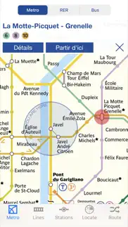 metro paris subway iphone screenshot 1