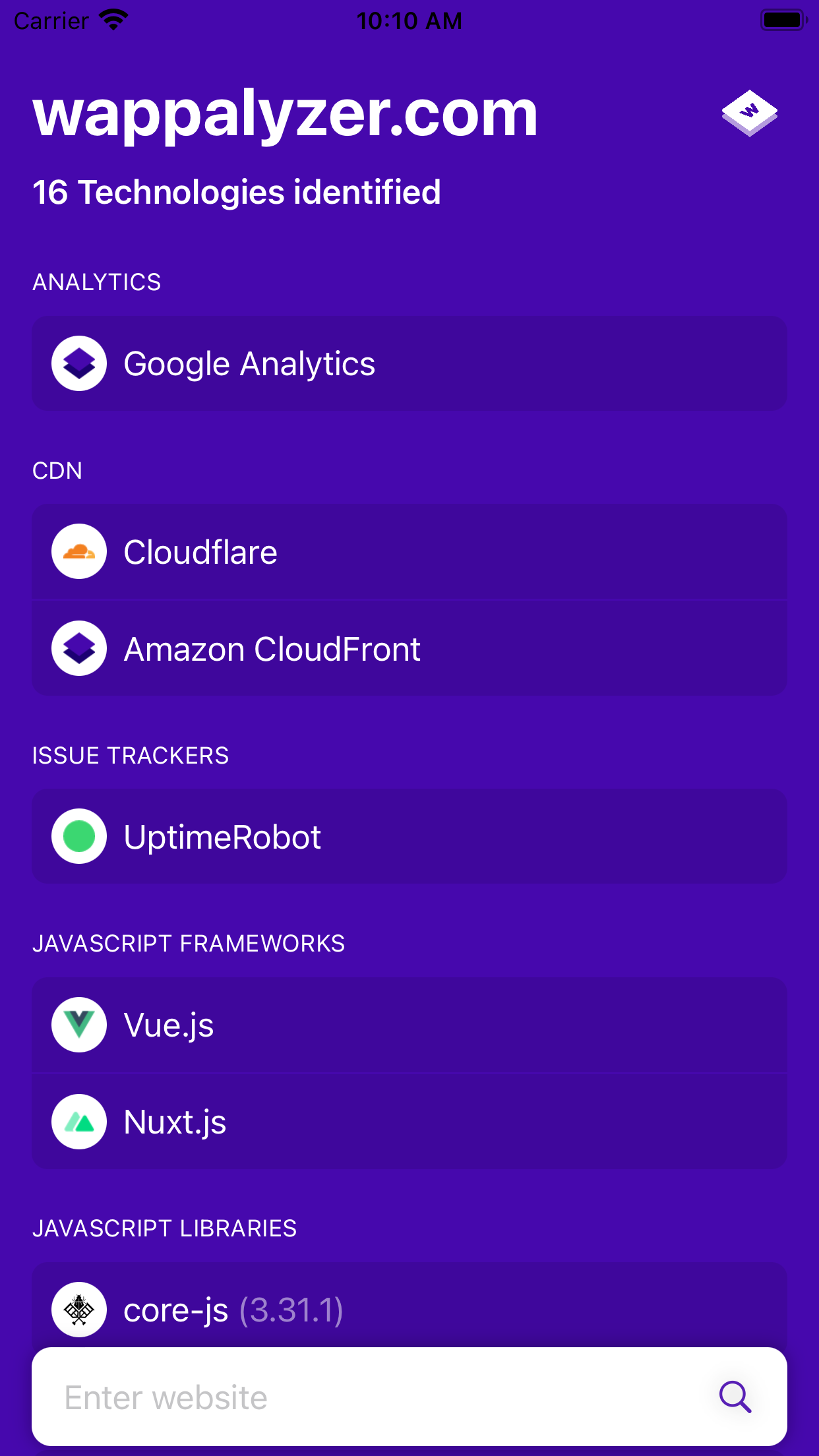 Wappalyzer