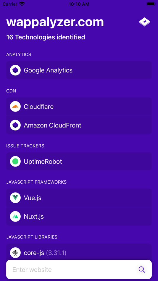 #1. Wappalyzer (iOS) 由: Wappalyzer Pty Ltd