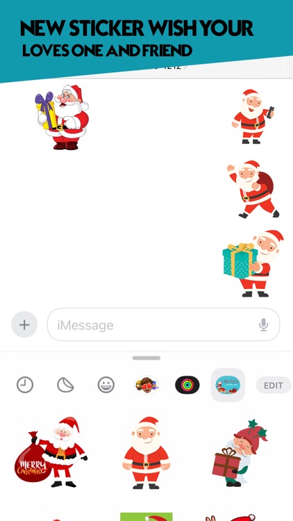 Santa Animated Stickers 2023
