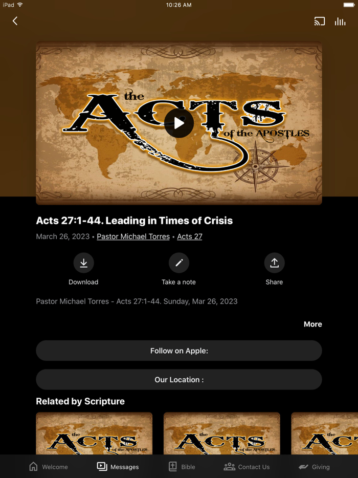 Calvary Chapel Into The Light