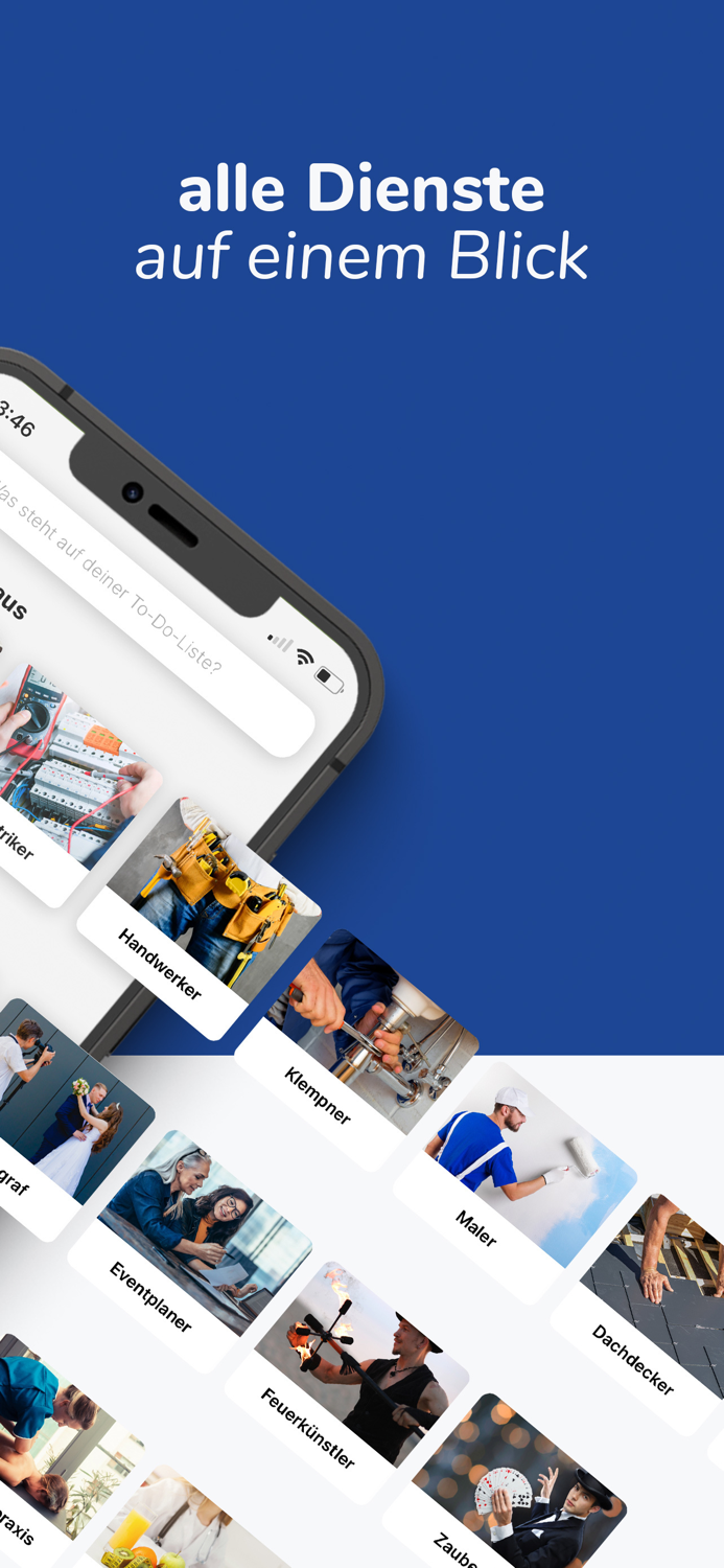 Listando Dienstleister finden