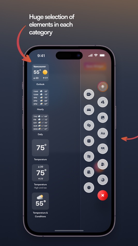#7. Any Widget... Literally Any. (iOS) Podle: Abstrakt Group Abstrakt, LLC