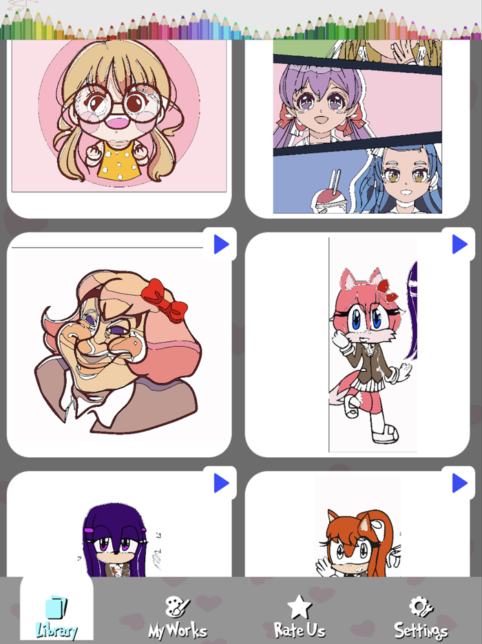 Doki Boki Coloring Girl anime