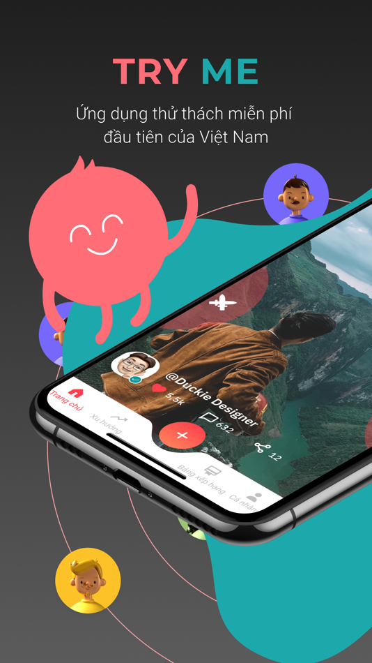#1. TryMe - Challenge platform (iOS) 由: Phuc Tran Van