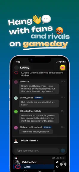 Game screenshot FanCave - Live Sports Chat mod apk