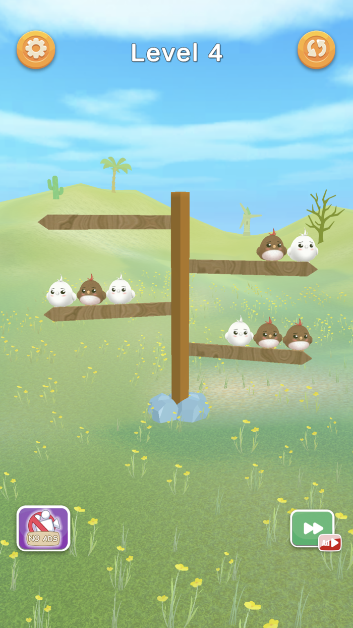 Chicken Sort 3D - Color Sort