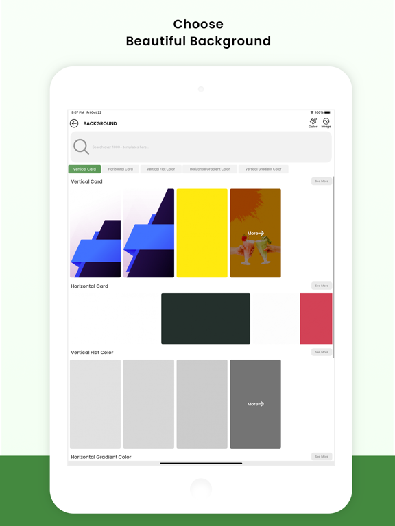 Business & visiting card Maker iPad screenshot 5 - Graphics & Design app