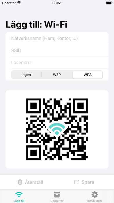 Mitt Wi-Fi med QR-kod