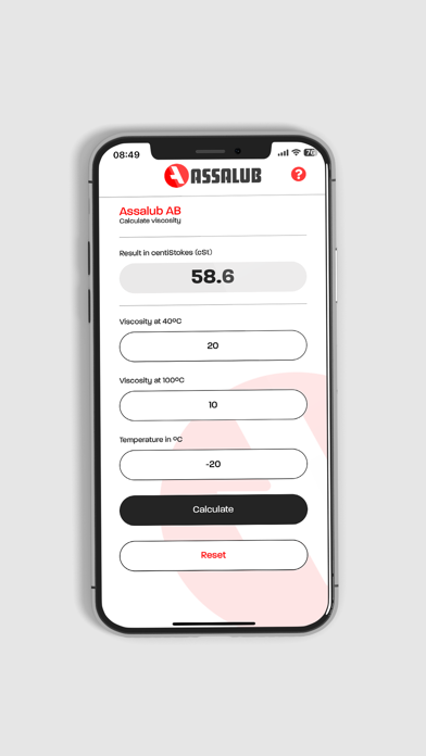 Screenshot #3 pour Assalub Oil Viscosity App