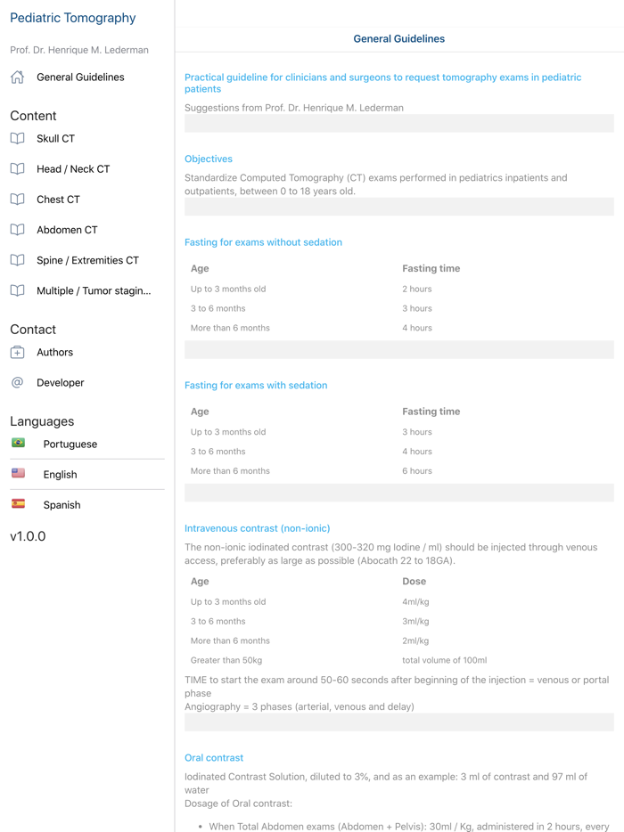 Tomografia Pediátrica