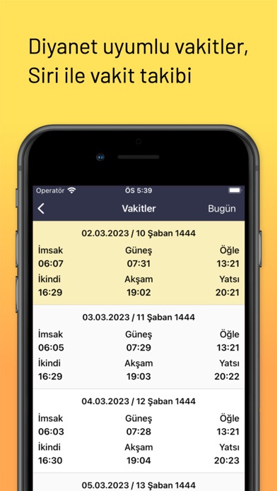 Screenshot #3 pour İslam Vakti - Ezan Vakitleri