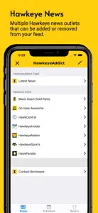 HawkeyeAddict screenshot #2 for iPhone