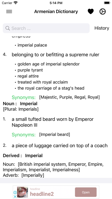 Smart Armenian Dictionary Screenshot