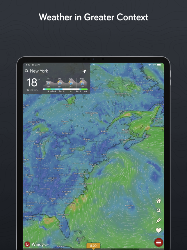 ‎Windy.com - Météo et radar Capture d'écran