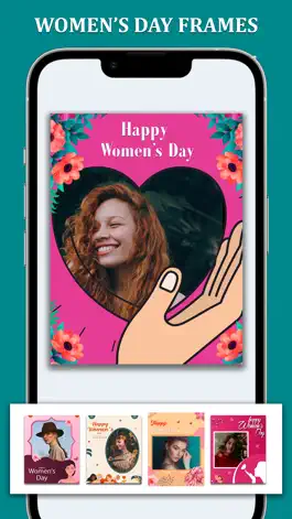 Game screenshot Women's Day Photo Frame Wishes mod apk